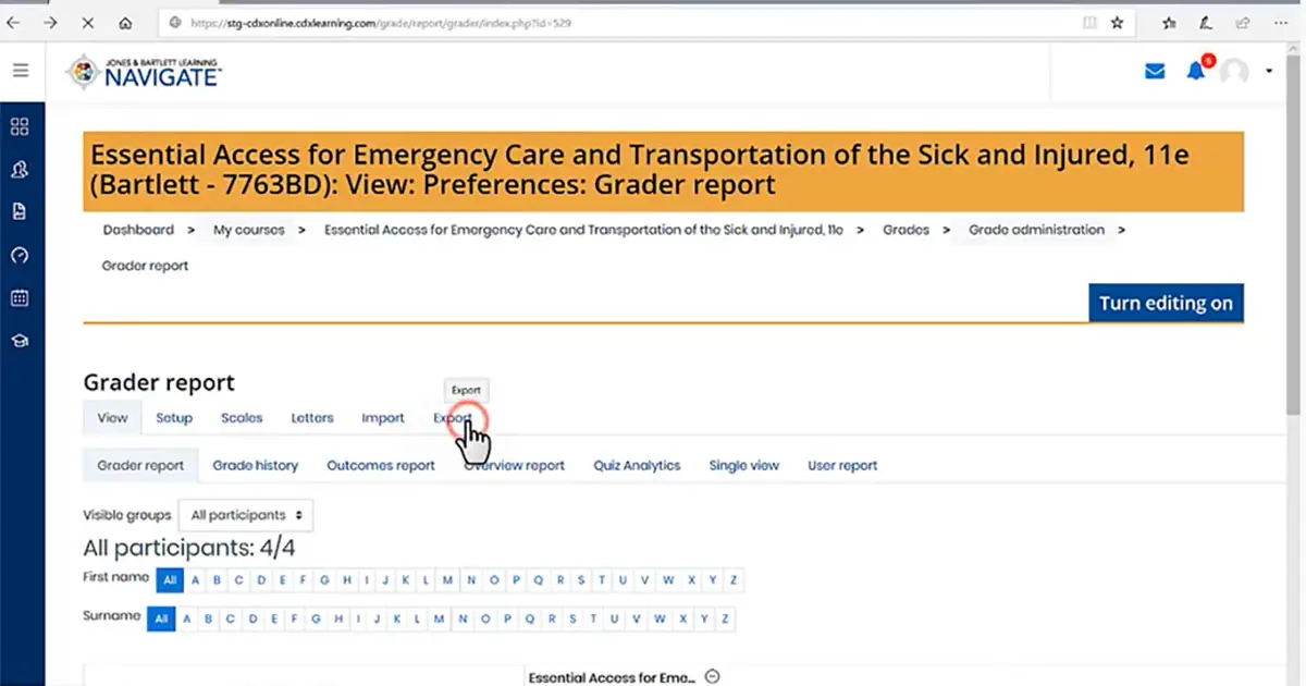 export-the-gradebook