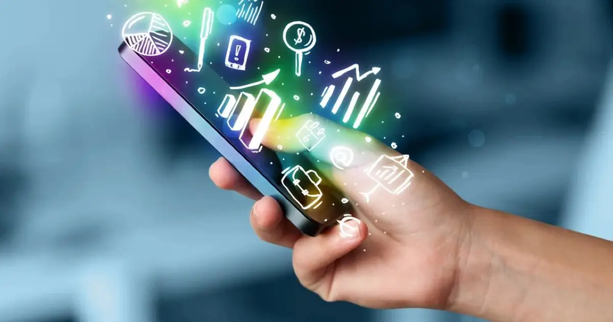 smartphone-with-finance-and-market-icons-and-symbols-concept